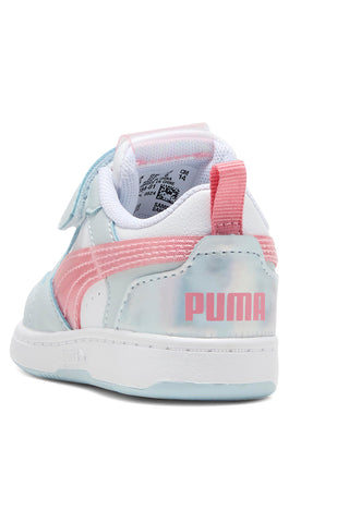 Večbarvni pastelni superge z Kinder-Fit Puma Rebound V6 Lo Space Belle AC+ Inf