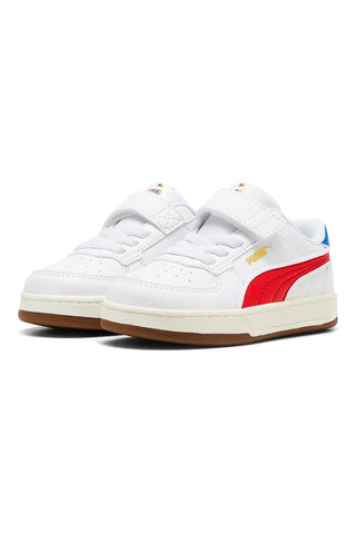 Bele superge z rdečimi in modrimi detajli Puma Caven 2.0 Retro AC+