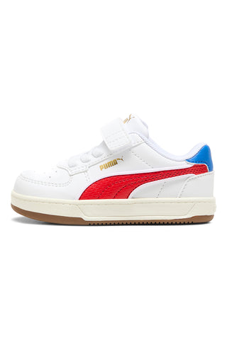 Bele superge z rdečimi in modrimi detajli Puma Caven 2.0 Retro AC+
