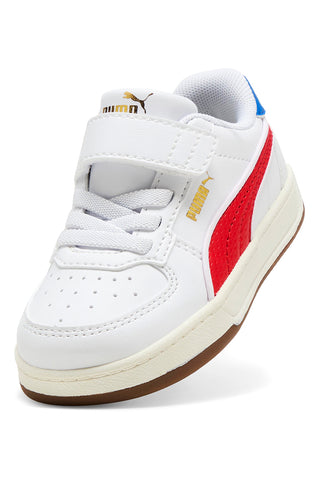 Bele superge z rdečimi in modrimi detajli Puma Caven 2.0 Retro AC+