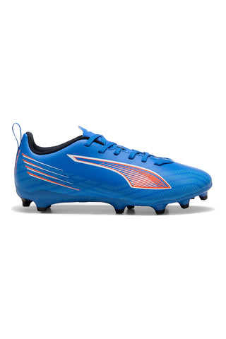 Modri nogometni čevlji iz sintetičnega materiala Puma Ultra 6 Play FG/AG Jr