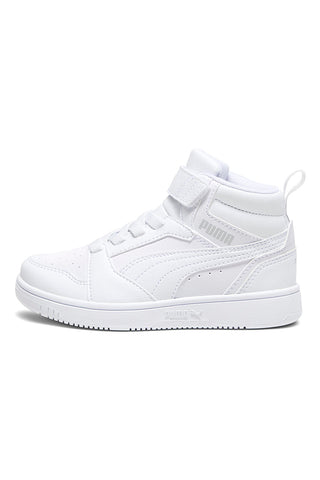 Visoke bele superge z velcro trakom Puma Rebound V6 Mid AC+ PS