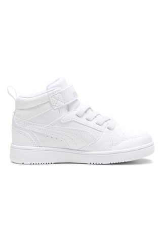 Visoke bele superge z velcro trakom Puma Rebound V6 Mid AC+ PS