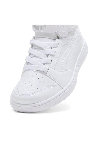 Visoke bele superge z velcro trakom Puma Rebound V6 Mid AC+ PS
