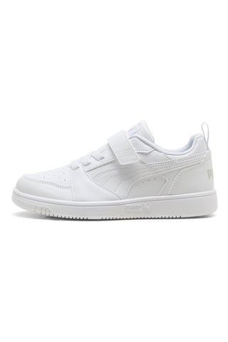 Bele superge z velcro trakom Puma Rebound V6 Lo AC+ PS