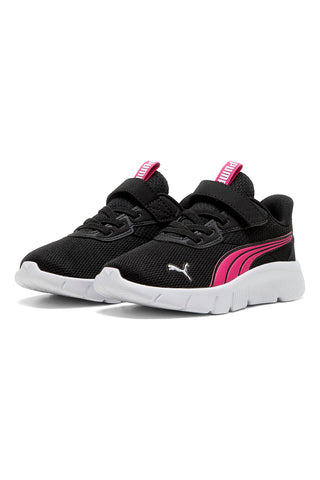 Črni superge z velcro trakom in fuksijastimi detajli Puma FlexFocus Modern AC+ PS
