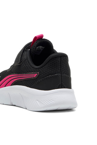 Črni superge z velcro trakom in fuksijastimi detajli Puma FlexFocus Modern AC+ PS