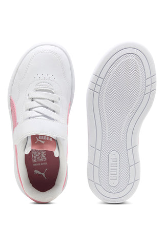 Bele superge z rožnatimi detajli Puma Court Lally AC+ PS