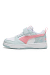 Večbarvni pastelni superge z zapenjanjem na velcro Puma Rebound V6 Lo Space Belle AC+ PS