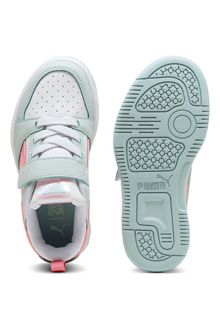 Večbarvni pastelni superge z zapenjanjem na velcro Puma Rebound V6 Lo Space Belle AC+ PS