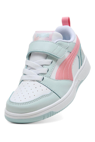 Večbarvni pastelni superge z zapenjanjem na velcro Puma Rebound V6 Lo Space Belle AC+ PS