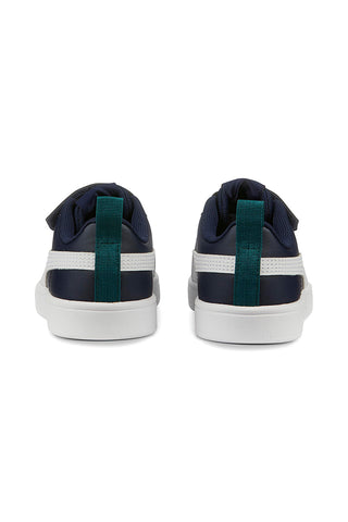 Modri navijski čevlji z belimi detajli za otroke Puma Rickie AC+ PS