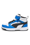 Bele in modre superge z velcro trakom Puma Rebound V6 Mid AC+ PS