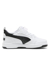 Otroški črno-beli športni copati Puma Rebound V6 Lo AC+ PS