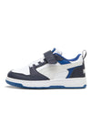 Nizke bele in temno modre superge z velcro trakom Puma Rebound V6 Lo AC+ PS