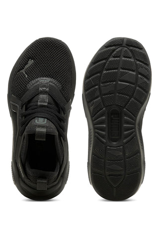 Črni športni copati s TPU mrežico Puma Soft Enzo 5 AC PS