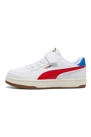 Bele superge z rdečimi in modrimi detajli Puma Caven 2 Retro AC + PS