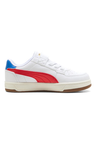 Bele superge z rdečimi in modrimi detajli Puma Caven 2 Retro AC + PS
