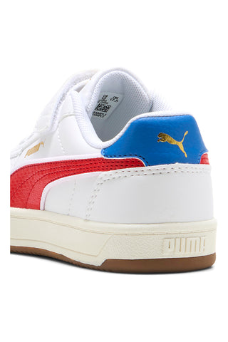 Bele superge z rdečimi in modrimi detajli Puma Caven 2 Retro AC + PS