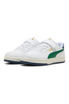 Bele superge z zelenimi detajli za otroke z velcro trakom Puma Caven 2 Retro AC + PS