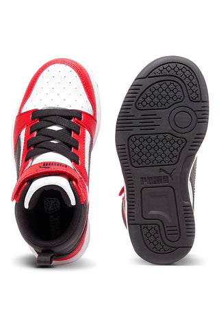 Bele in rdeče superge Puma Rebound V6 Mid AC+ PS