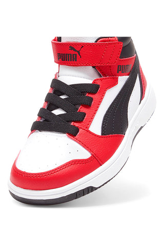 Bele in rdeče superge Puma Rebound V6 Mid AC+ PS