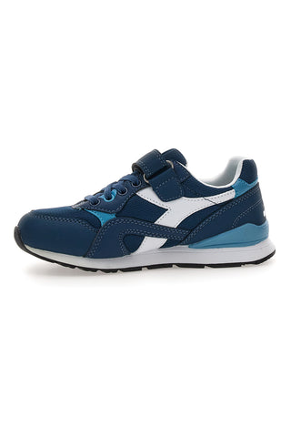Modri čevlji z velcro zaponko iz sintetičnih materialov Diadora N.92 ps