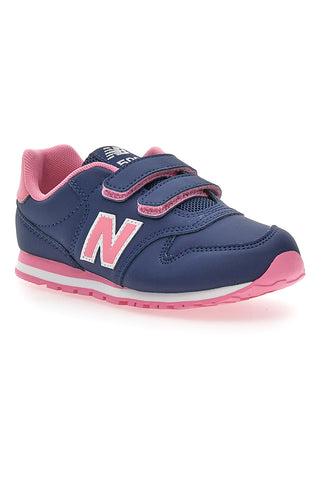 Modri športni copati z roza detajli in velcro zaponko New Balance 500