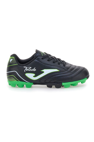 Črni in zeleni nogometni čevlji Joma Toledo JR 2501