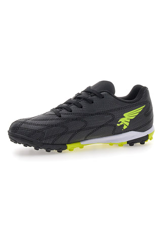 Črni nogometni čevlji z limetkovimi detajli Joma EVOLUTION JR 2501
