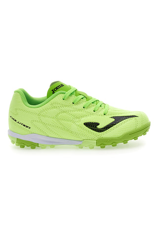 Fluorescentno rumeni nogometni čevlji s črnimi detajli Joma EVOLUTION JR 2511