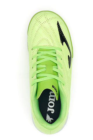 Fluorescentno rumeni nogometni čevlji s črnimi detajli Joma EVOLUTION JR 2511