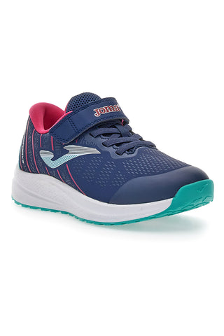 Modri tekaški čevlji z velcro trakom Joma Victory JR 2503