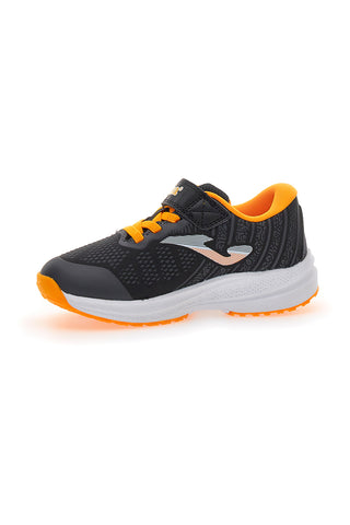 Črni in oranžni tekaški čevlji Joma Victory Jr 2501