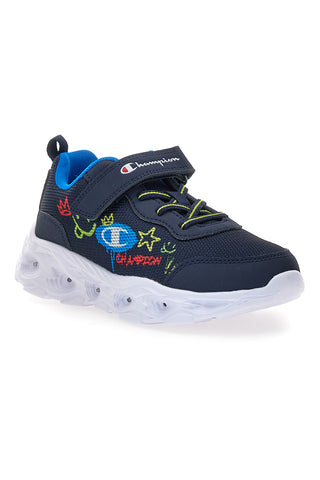 Modri superge s potiskom in lučkami Champion Funfair Print B PS Low Cut Shoe