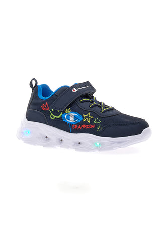Modri superge s potiskom in lučkami Champion Funfair Print B PS Low Cut Shoe