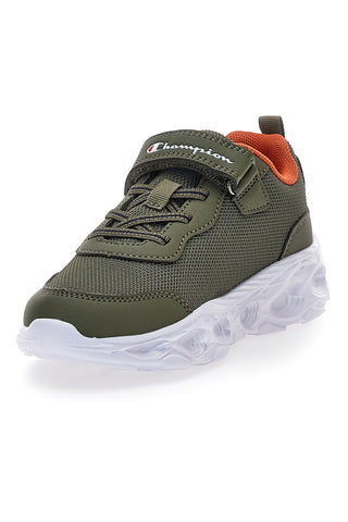 Zelene superge z vzorcem in lučkami Champion FUNFAIR PRINT B PS Low Cut