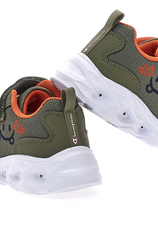 Zelene superge z vzorcem in lučkami Champion FUNFAIR PRINT B PS Low Cut
