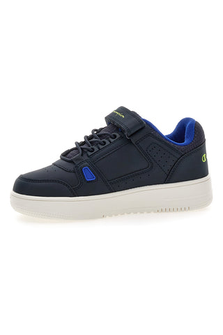 Modri superge z velcro trakom in zelenimi detajli Champion RD18 LOW COMB B PS