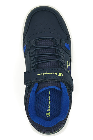 Modri superge z velcro trakom in zelenimi detajli Champion RD18 LOW COMB B PS