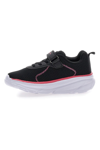 Črni športni copati iz mrežastega materiala z velcro trakom Champion HRO J G PS Low Cut