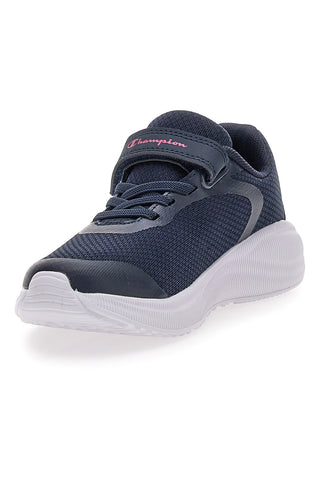 Modre mrežaste športne copate z velcro trakom Champion Syphon Engage Mesh G PS