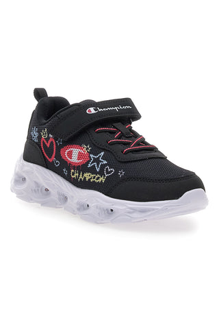 Črni superge z lučkami Champion Funfair Print G PS Low Cut Shoe