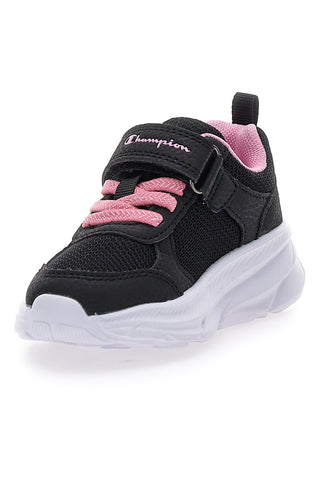 Črni superge z roza detajli in trakom Champion HRO G TD Low Cut Shoe