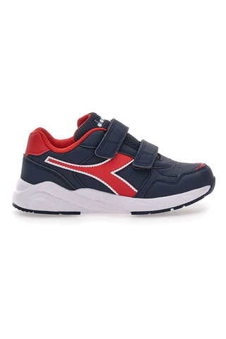 Modri in rdeči superge z dvojnim trakom Diadora Falcon 5 SL JR V