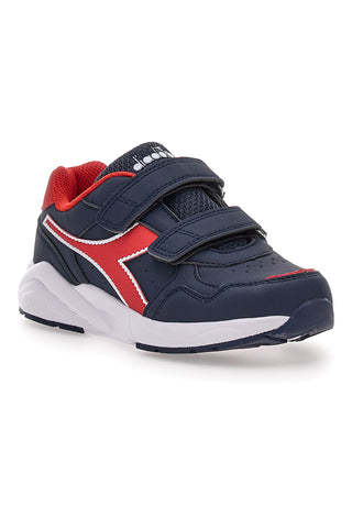 Modri in rdeči superge z dvojnim trakom Diadora Falcon 5 SL JR V