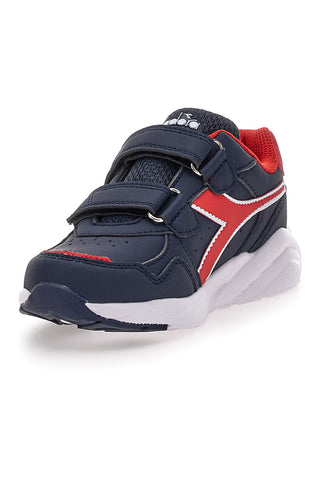 Modri in rdeči superge z dvojnim trakom Diadora Falcon 5 SL JR V