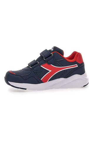 Modri in rdeči superge z dvojnim trakom Diadora Falcon 5 SL JR V