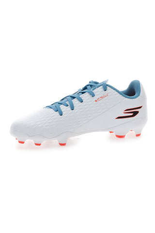 Bele nogometne čevlje z vezalkami in podplatom FG Skechers SKX 2 JR YO