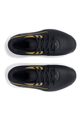 Črni košarkarski copati z zlatimi detajli Under Armour PS Lockdown 7